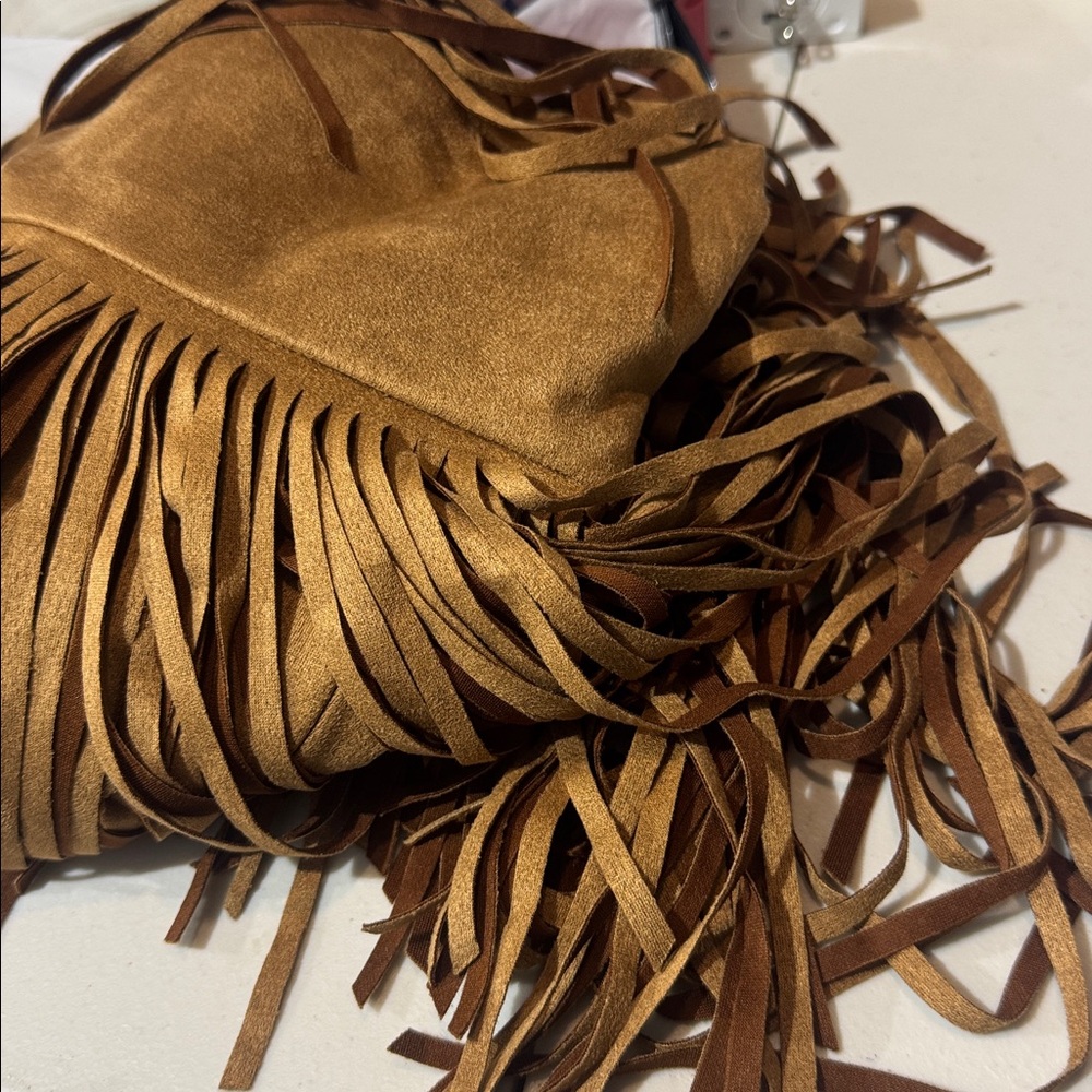 NWT Brown  Fringe Skirt - Picture 4 of 12